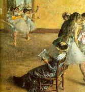 Edgar Degas Ballet Class Norge oil painting reproduction